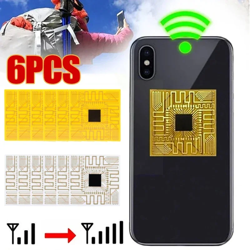 Transparent Signal Booster Stickers Mobile Phone Antenna Stickers For iPhone Samsung 5G 4G Universal Signal Amplifier 