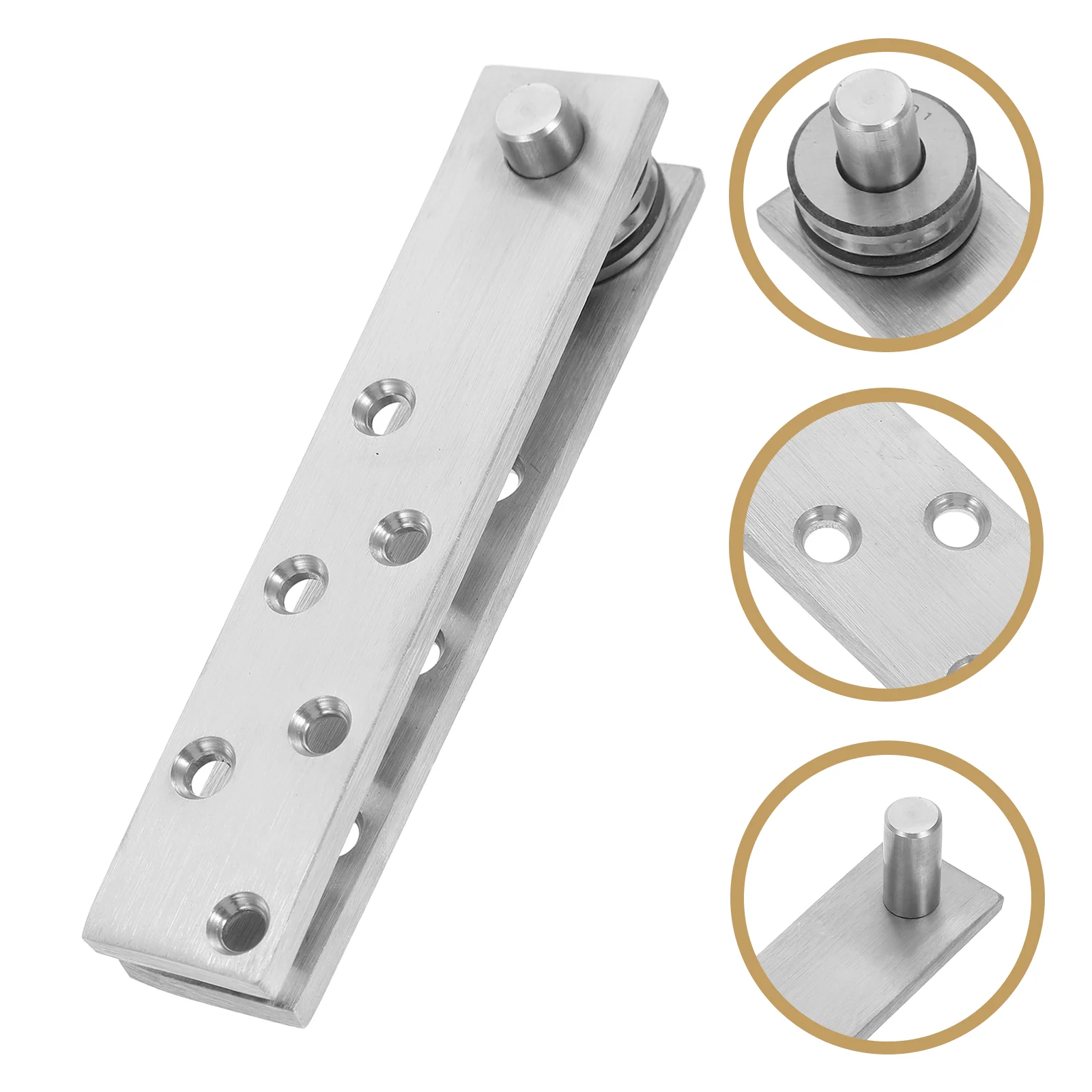 

Invisible Door Hinge Household Hidden Hinges Shaft Heavy Duty Pivot Stainless Steel Furniture Hardware 360 Degree