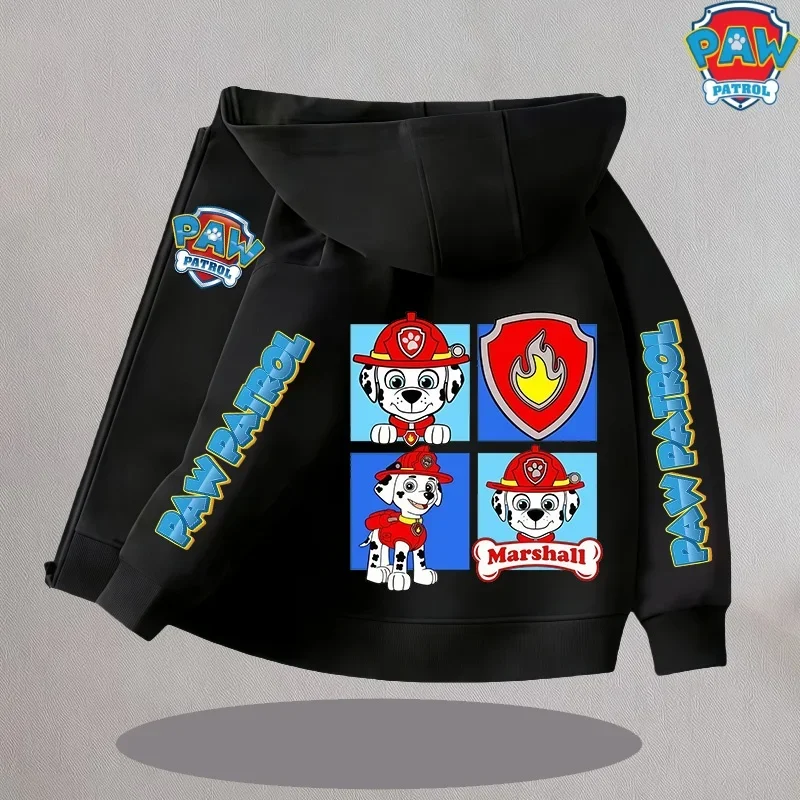 Cartoon Paw Patrol Kids Coats New Children Outerwear Warm Fleece Jacket Boys Girls Jackets for Autumn Spring Children Clothing