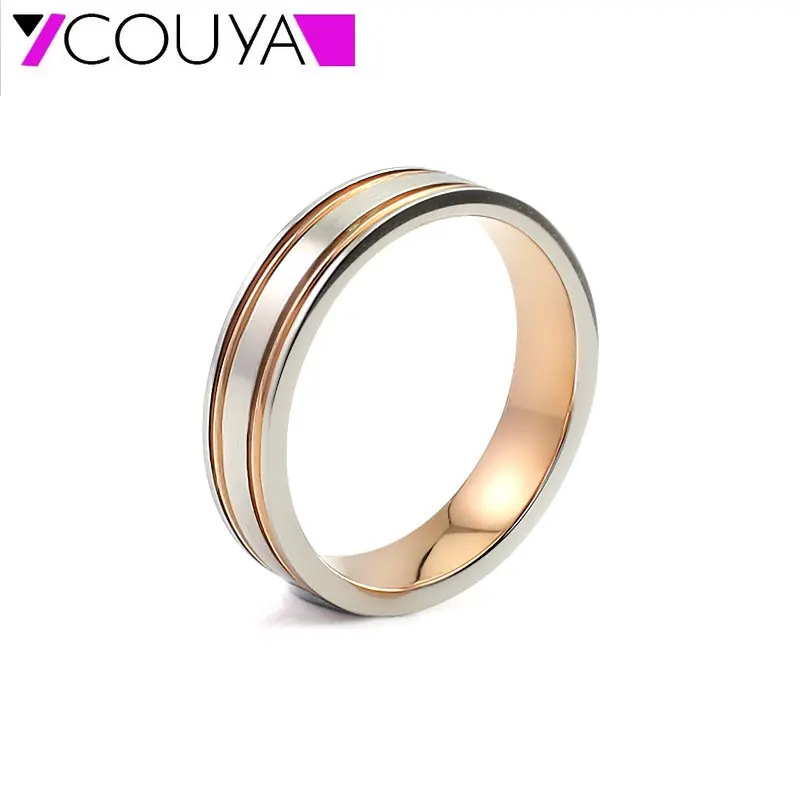 wholesale Big discount promotion Rings Classic Men's  women ring size 5/6/8/9/12/11  Cute rose gold Jewelry Wedding Party Gift