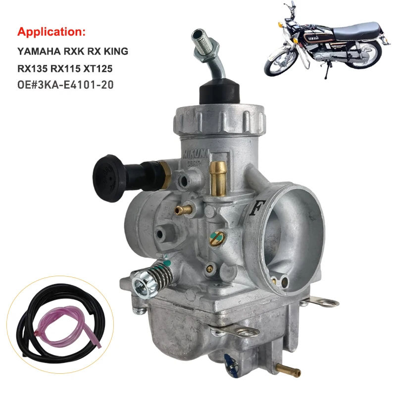 

Motorcycle Carburetor For Mikuni 3KA-E4101-20 YAMAHA RXK RX135 RX115 RX KING Concorde 135 Carb Gaznik Do XT 125 z Clinderem 150