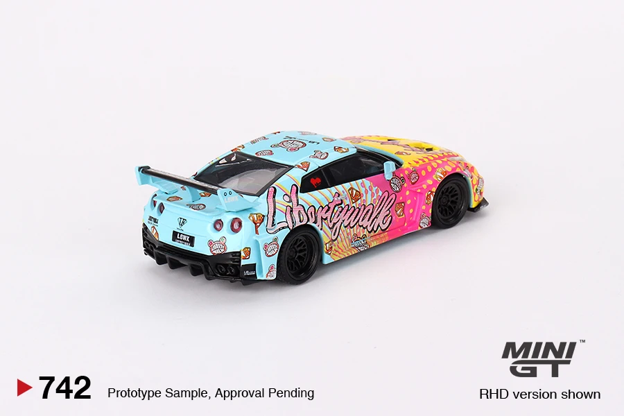 MINIGT 1:64 742 GTR 35GT-RR Ver.1 LBWK Modello pressofuso di auto