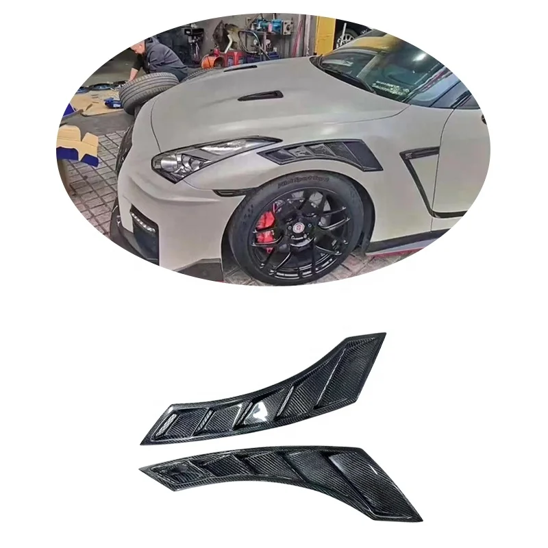 

MXGET NISMO STYLE CARBON FIBER FENDER VENT FOR NISSAN GTR R35 2008-2023