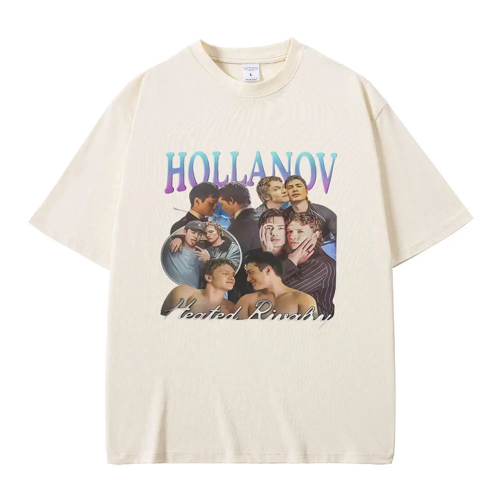 

Heated Rivalry Shane Hollander‌ Ilya Rozanov Graphic T-shirts Men Women Fashion Streetwear Male Vintage Oversized Crewneck Tees