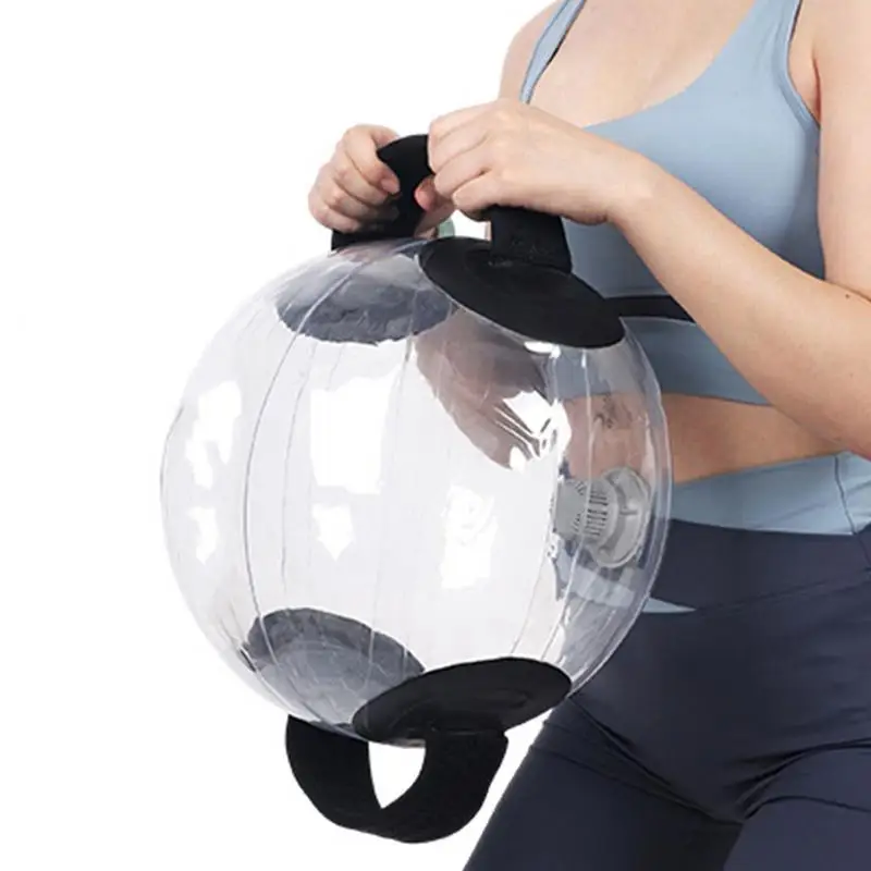 

Aqua Ball Weighted ball with handle round ball inflatable water filling fitness ball Gym Accessories Aqua ball for woman and man
