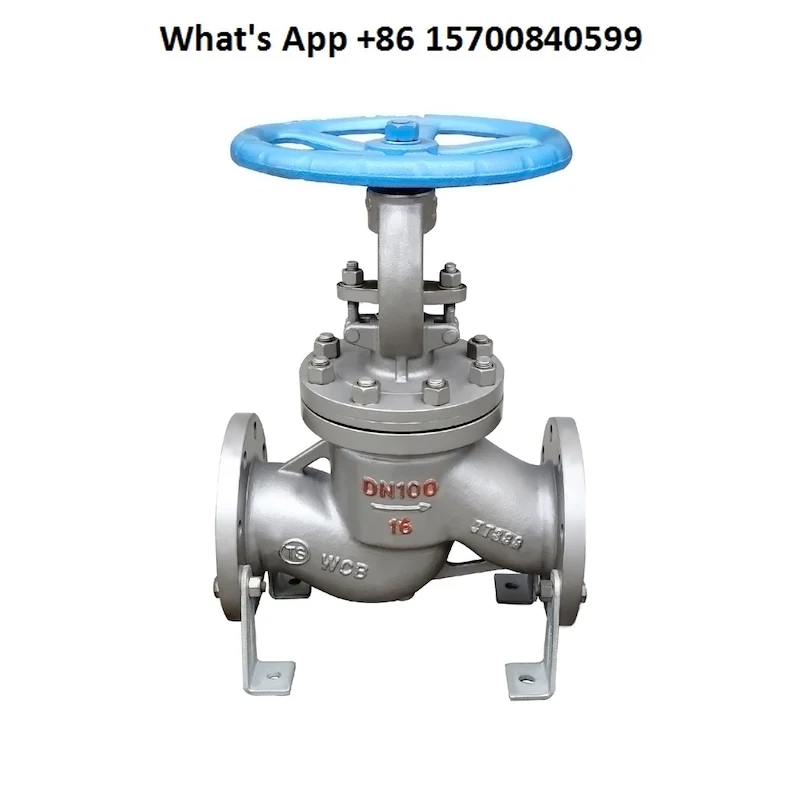 صمام كروي ذو شفة عادية من الفولاذ المصبوب J41H-16/25C DN40 50 65 80- DN500