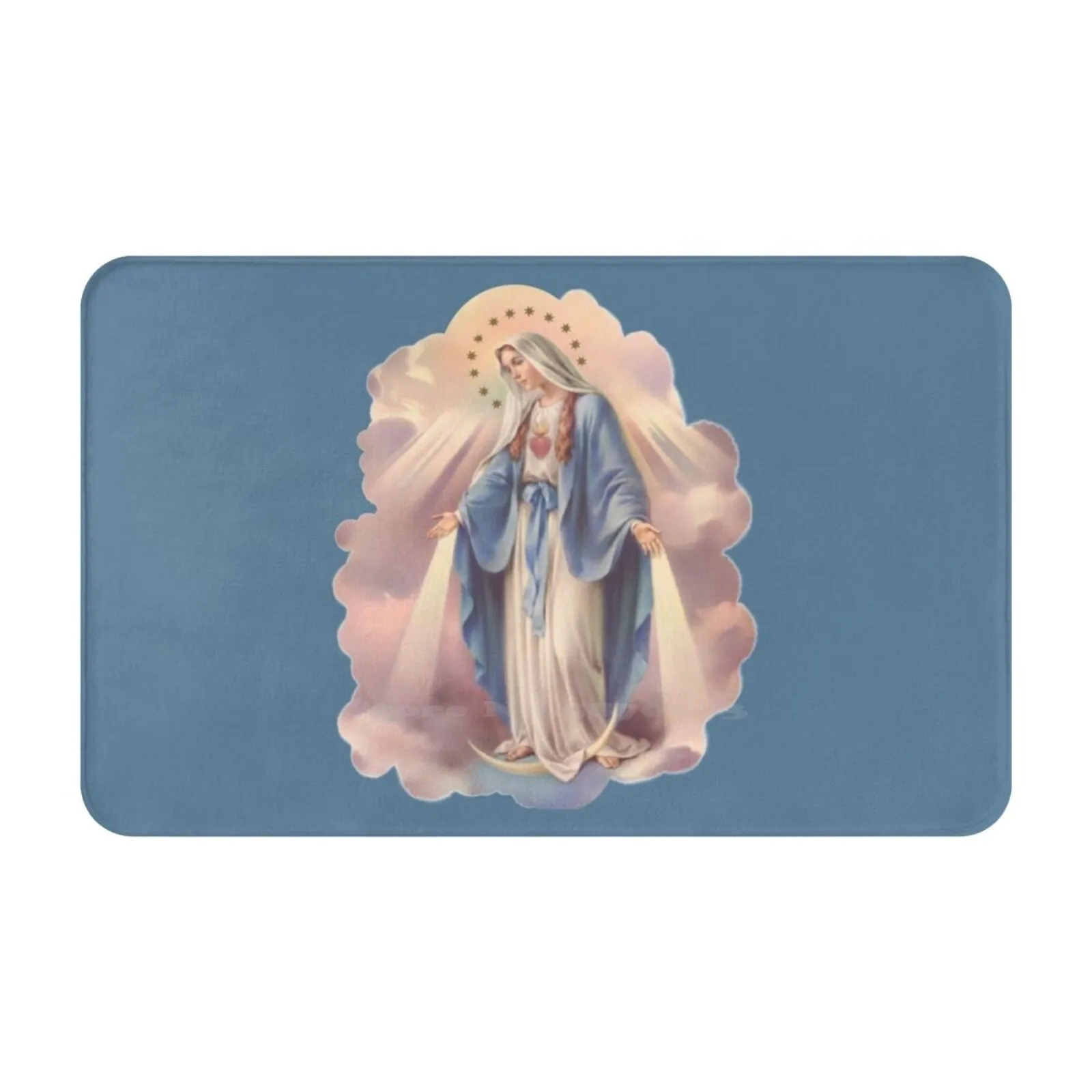 Our Lady Of Grace Soft Foot Pad Room Goods Rug Carpet Jmary Mother Of God Religious Saint Christianity Love Our Lady Of