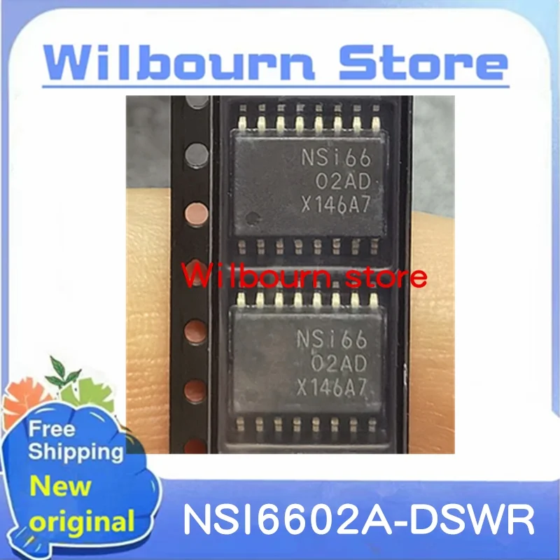 100% NEW 5PCS~50PCS/LOT NSI6602A-DSWR NSI6602AD NSI66-02AD NSI66 02AD SOW16