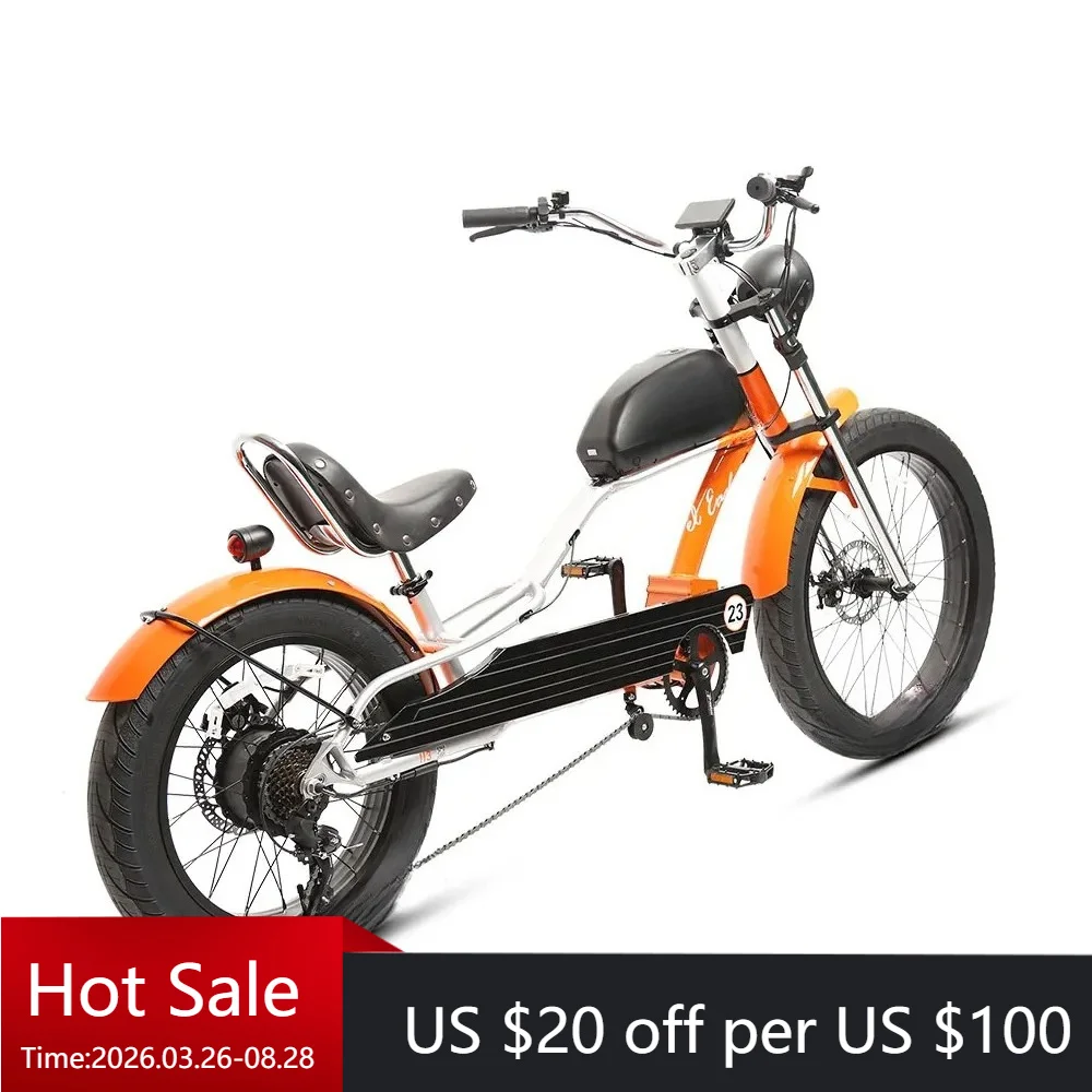 

TC TXED 26 Electric Fat Tire Motorcycle 750W Hydraulic Disc Brake Electric Scooter