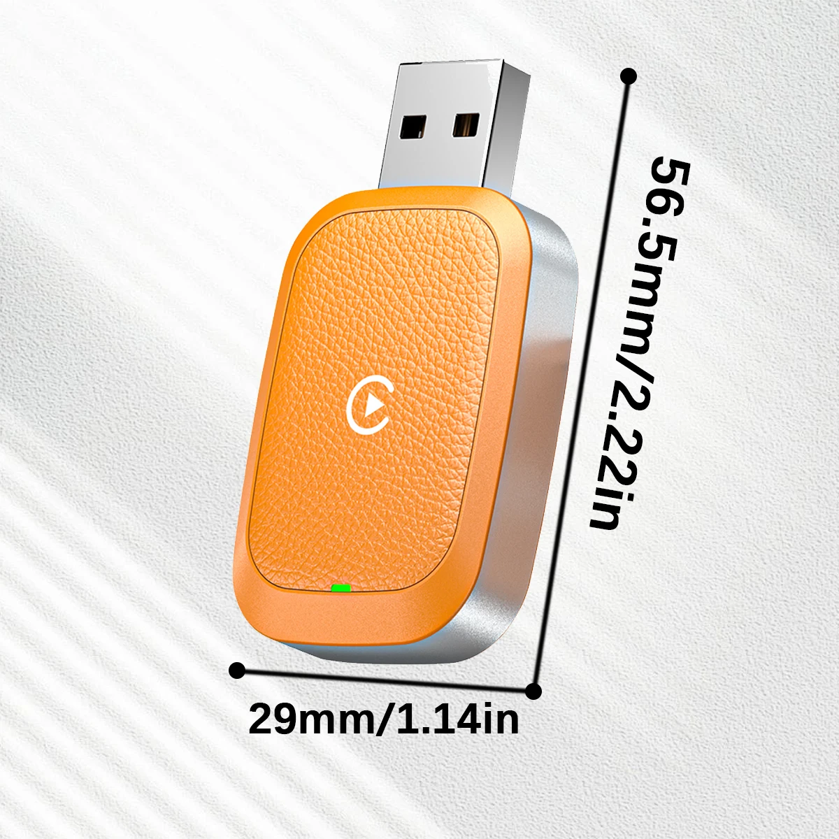 Mini Wireless Carplay adapter, a portable Carplay adapter converted to wireless Carplay, is used in cars with built-in CARPLAY