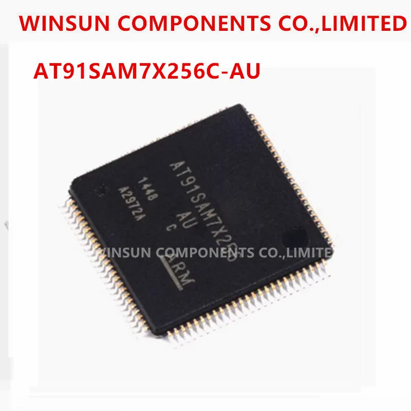 (5piece)100% new imported original  AT91SAM7X256C-AU 32-bit microcontroller ARM7 LQFP-100