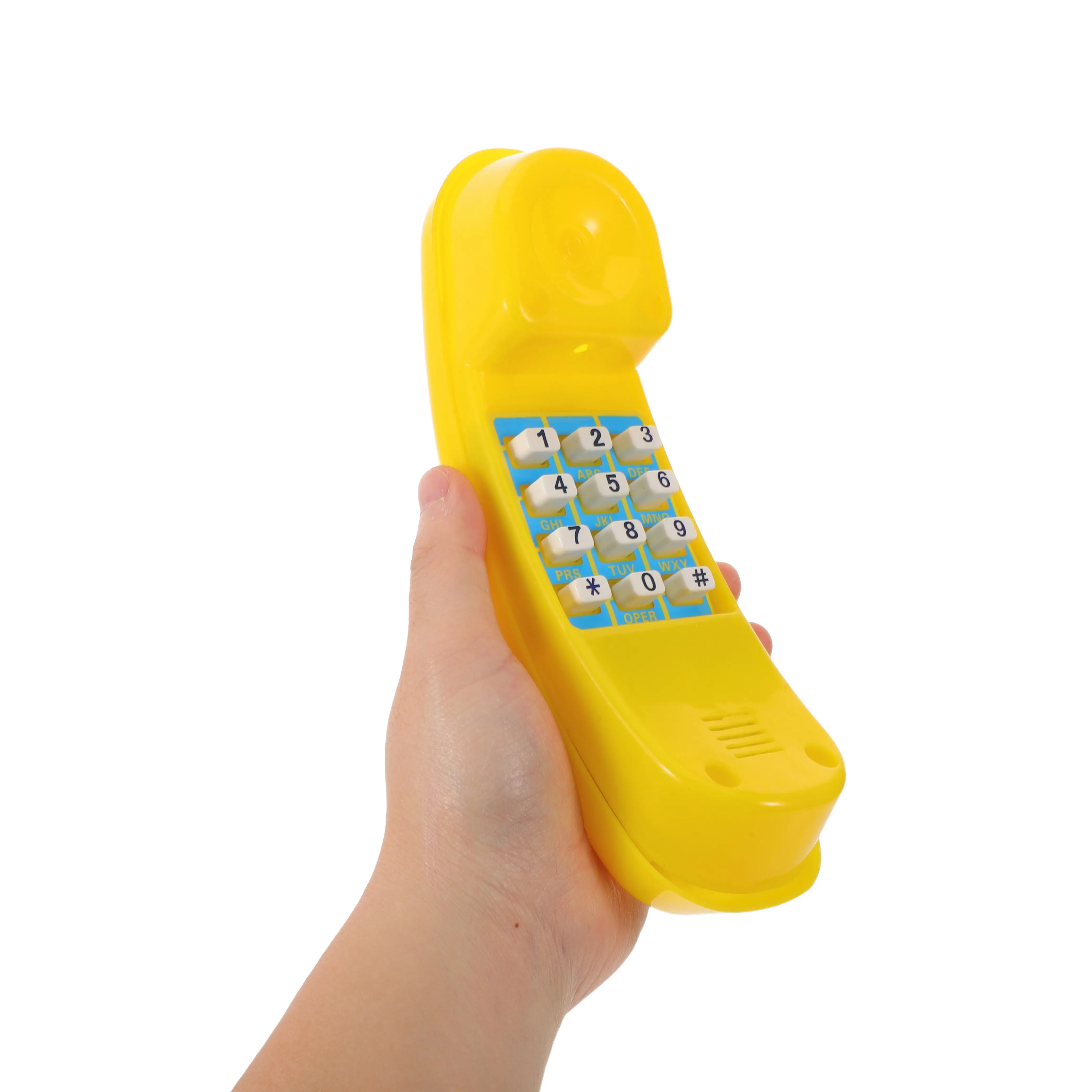 

Children's Learning Phone with Simulated Call Function Bright Colors Sound Effects Encourages Communication Skills