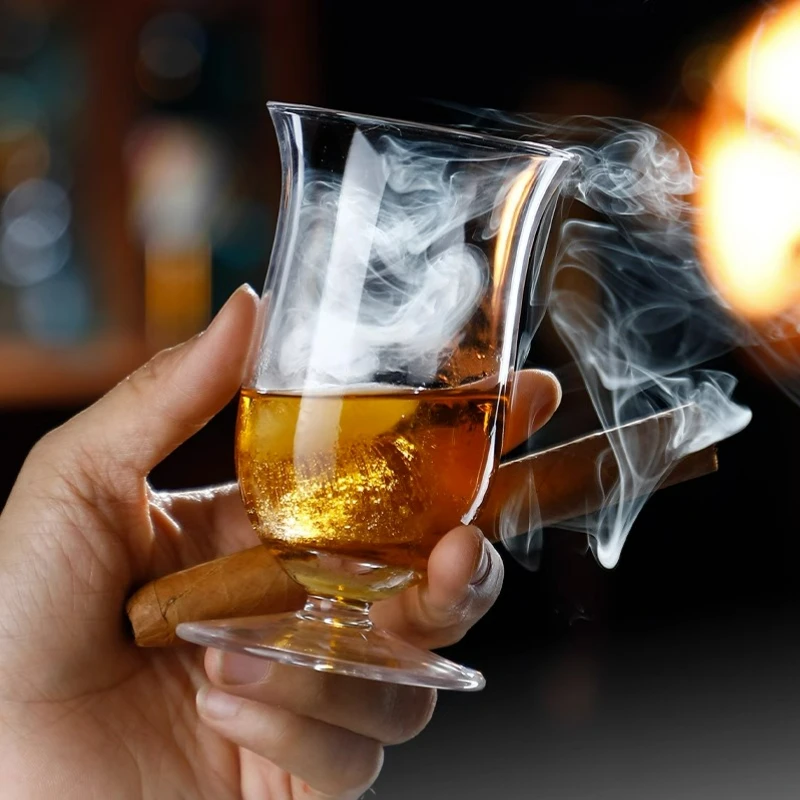 Tulip Tasting Cup  Whisky Glass Grape Specific  Wine Tasting Glass Sommelier Single Malt Clear Whiskey Cup