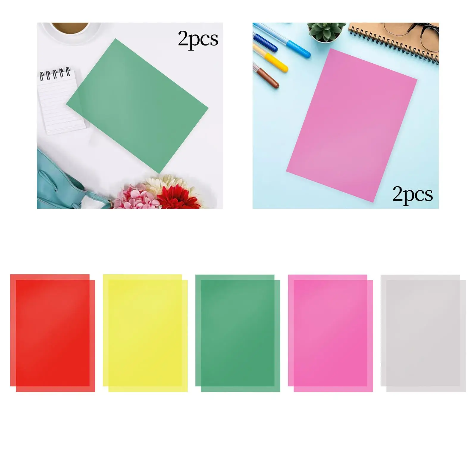 写真スタジオのステージ照明ヘッドライト用PVC半透明シートPVCシート2枚