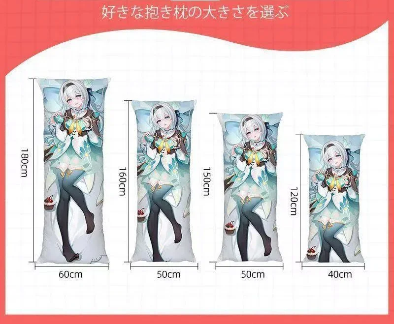 Anime Dakimakura Pillow Cover Hex Maniac Double Sided Print Pillow Case 120cm-180cm Custom Cartoon Character DIY Home Decor 6