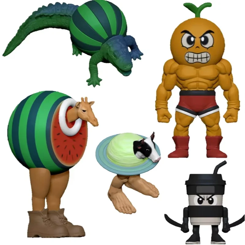 تونغ تونغ تونغ صحور Tralalero Tralala الإيطالية Brainrot اليقطين الوحش الطبعة أنيمي عمل الشكل الكرتون حلية لعبة هدية #2