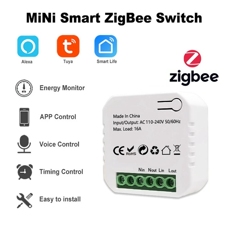 Tuya Smart Energy Meter Power Production Consumption Bidirectional Power Monitor 0.2-80A Support APP Control-ABWO