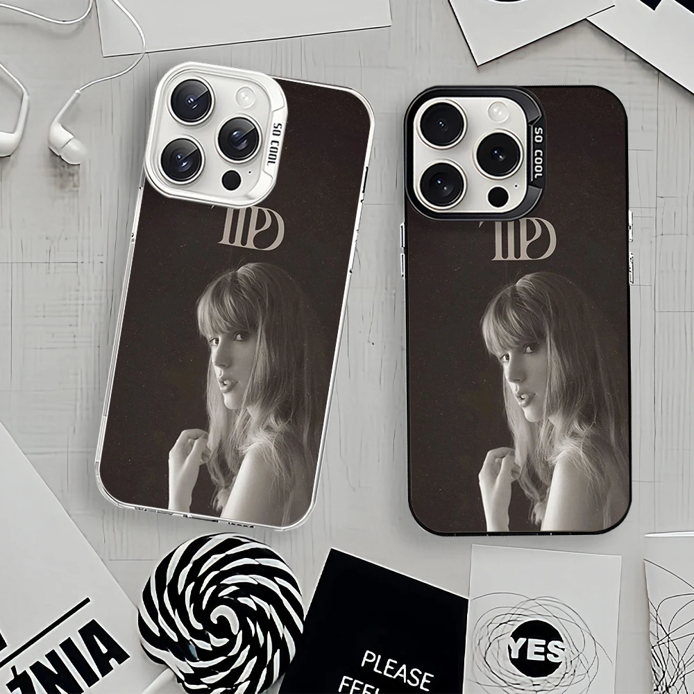 For iPhone Singer T-Taylor S-Swifts 12 11 13 14 15 16 Max Pro Plus Mini Protective Cover IMD Phone Case