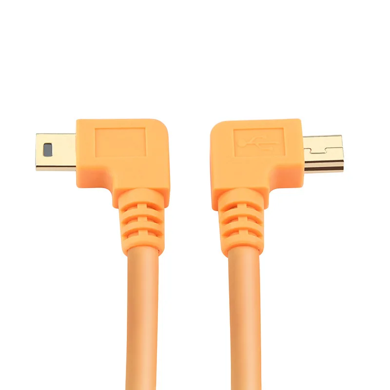 USB 2,0 Mini 5p Kamera kabel 90 Grad Winkel Digital kamera Aufnahme kabel Datenkabel t Port Kabel Computer Online-Aufnahme kabel