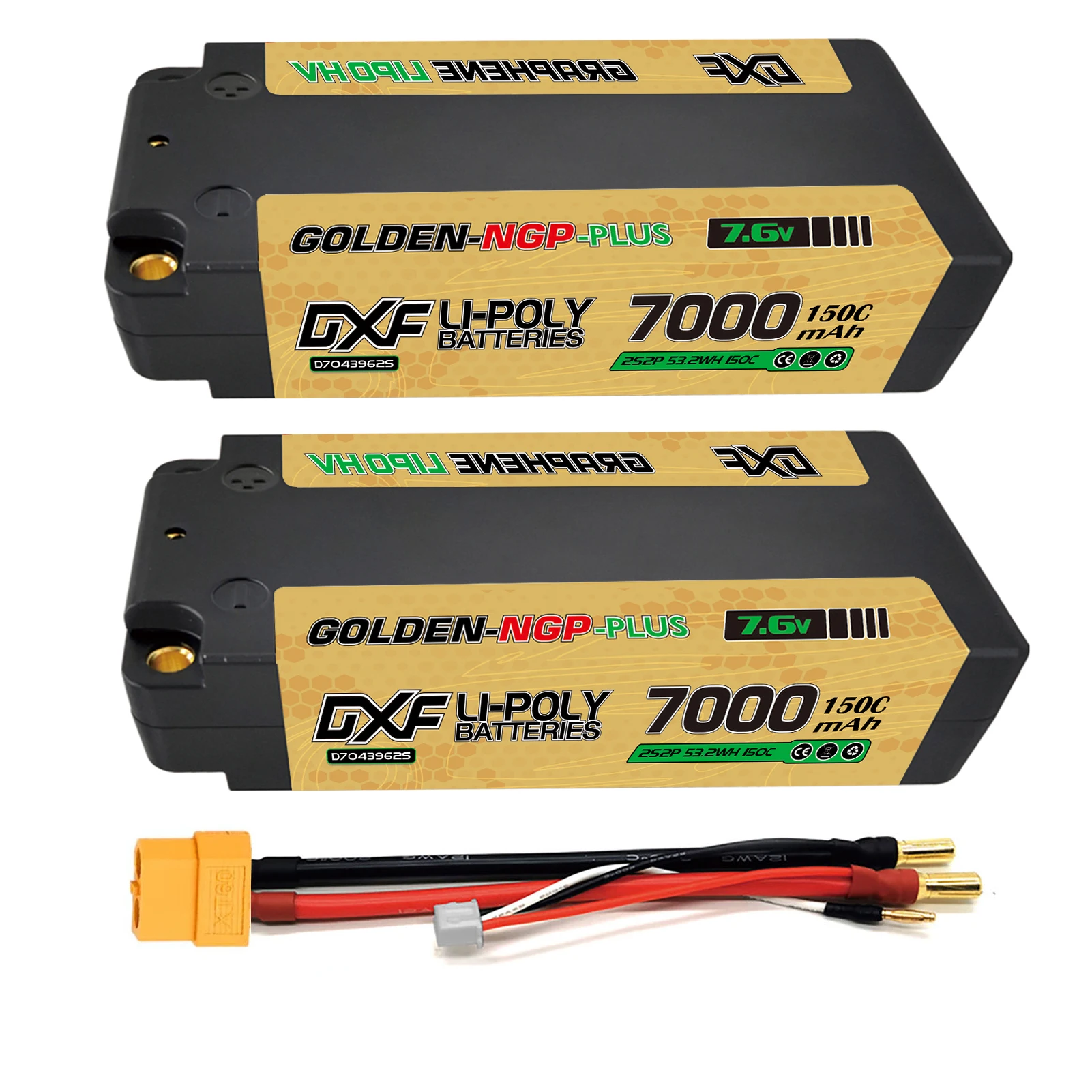 yZ[zDXF 2S |obe[ 7.6V 7000mAh 150C 5mm MIDTCY | TvO n[hP[X 1/10 oM[ gM[ It[h J[ gbN [VO wRv^[p