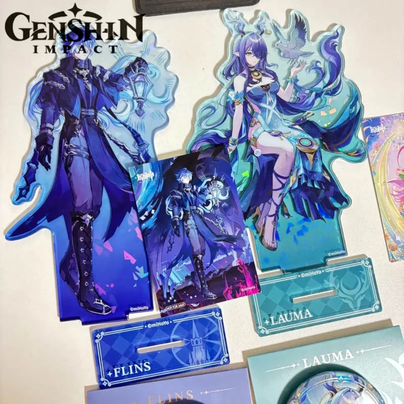

Игра Genshin Impact Lauma Kyryll Chudomirovich Flins, стоячая тарелка для косплея, акриловая фигурка, подставка, аксессуары, орнамент, реквизит
