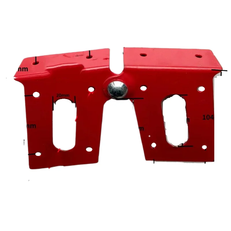 2pcs Aluminum alloy ladder hinges 2mm thicken cabinet staircase folding hinge