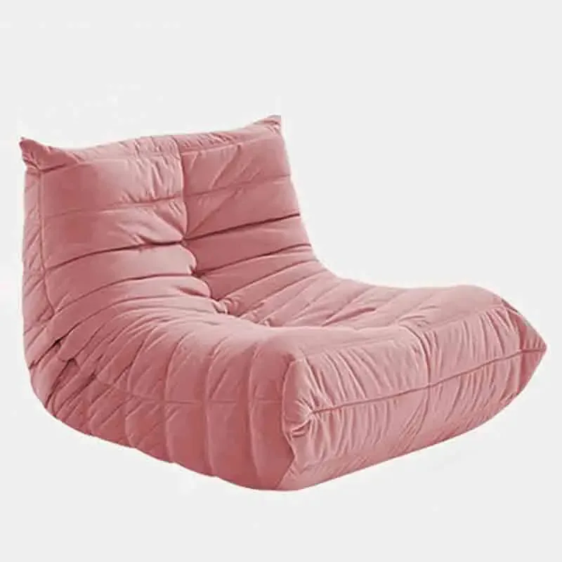 أريكة إسفنجية واحدة للجلوس بدون ذراع أريكة أرضية أريكة كسولة لغرفة المعيشة وغرفة النوم والشرفة كرسي الترفيه كرسي القراءة كرسي بجانب الحريق