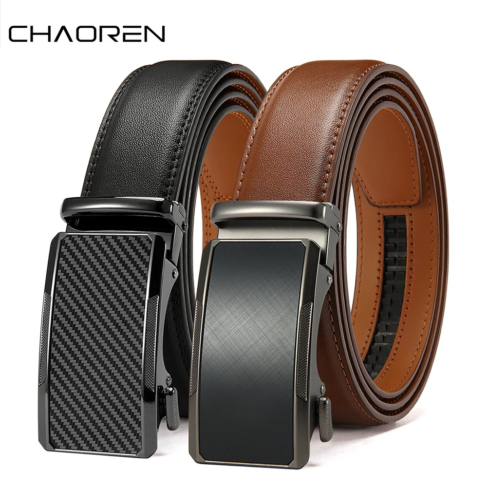 

Men's Leather Belts Fashion Automatic Buckle PU Male Belts Luxury Business Designer Black Brown 115 125 135cm
