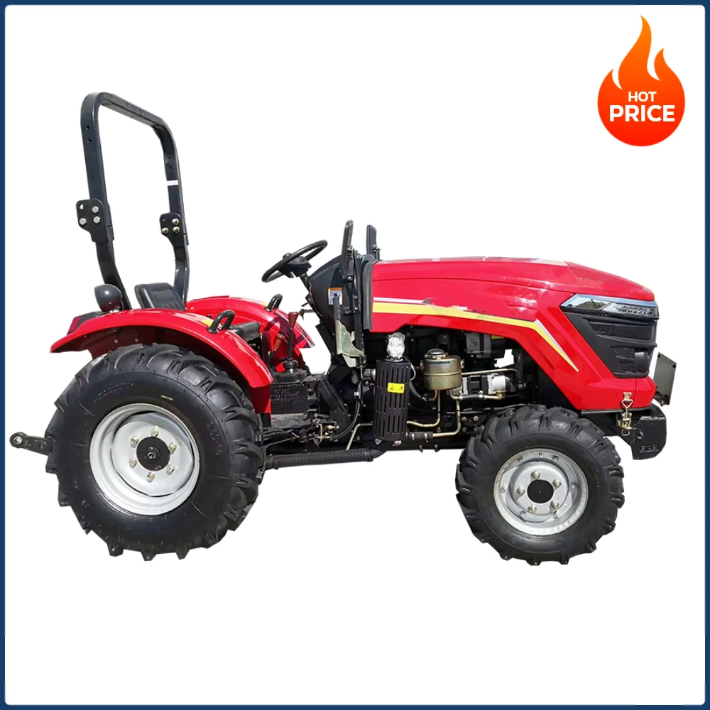 704 معدات زراعية جديدة بعجلات 50 حصان جرار زراعي صغير