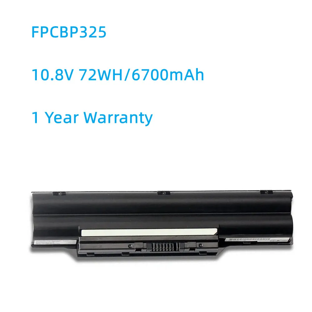 10.8V 72WH/6700m FPCBP325 Battery For Fujitsu FMVNBP210 FMVNBP198 SH560 SH761 SH760 SH771 SH772 SH572 P702 P770 CP556150-02