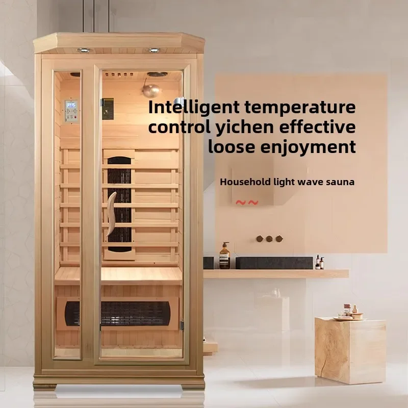 

ZC single and double far infrared sauna custom home steam room family steam room