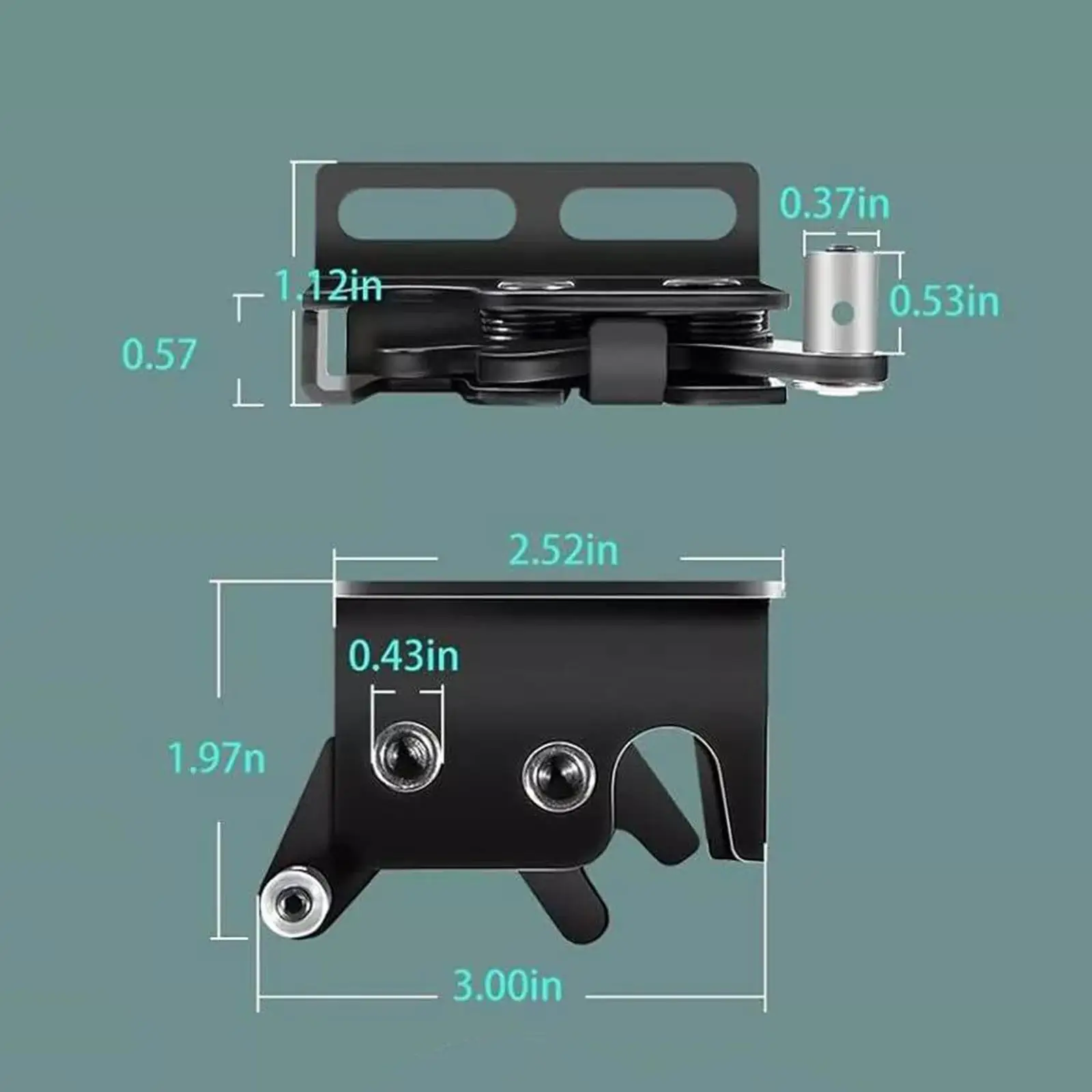 

2 шт. поворотных замков-защелок для крышки кузова Leer 700 из стекловолокна