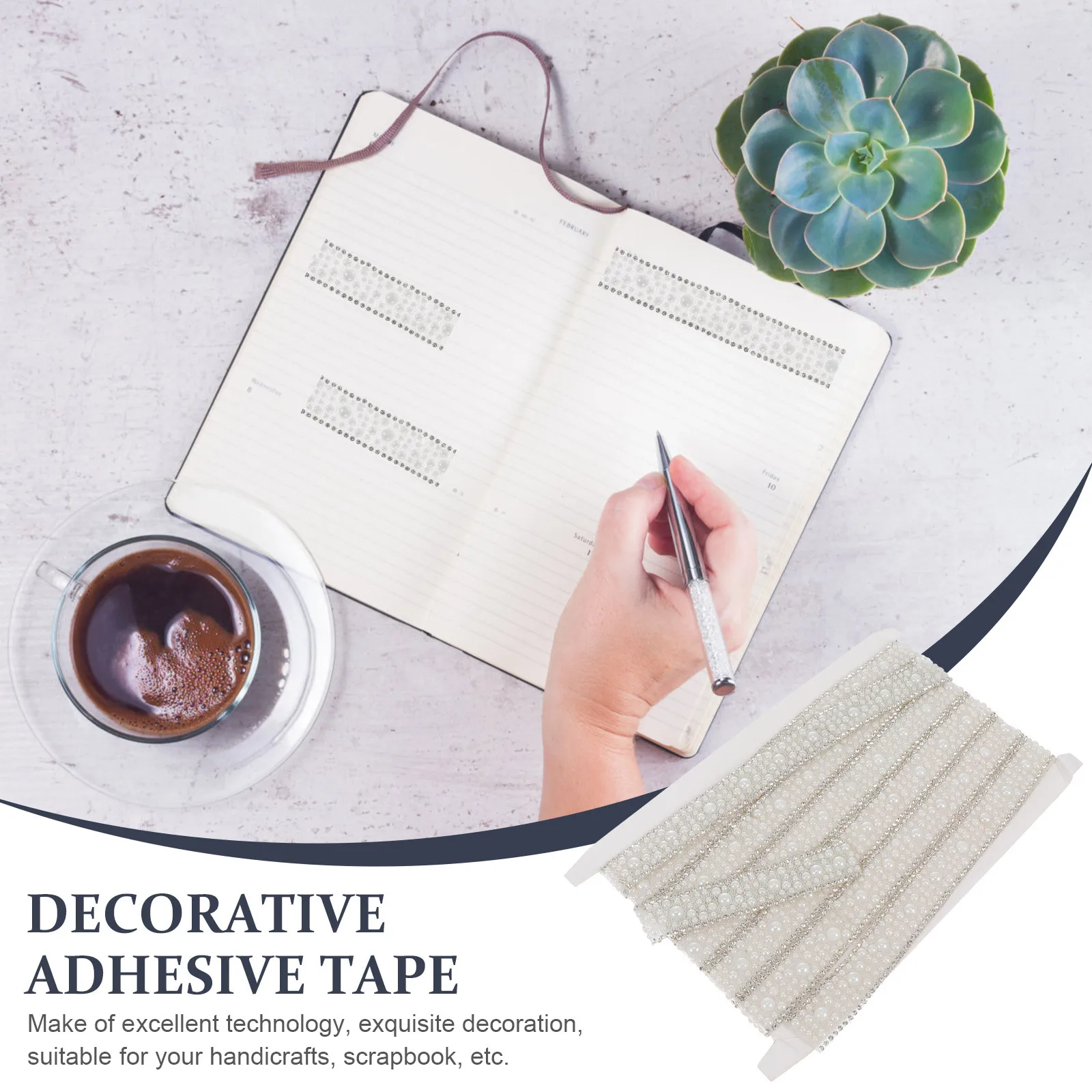 

1 рулонный пояс с жемчугом, самоклеящаяся лента из смолы, сверкающая лента «сделай сам», легкий портативный материал для изготовления поделок