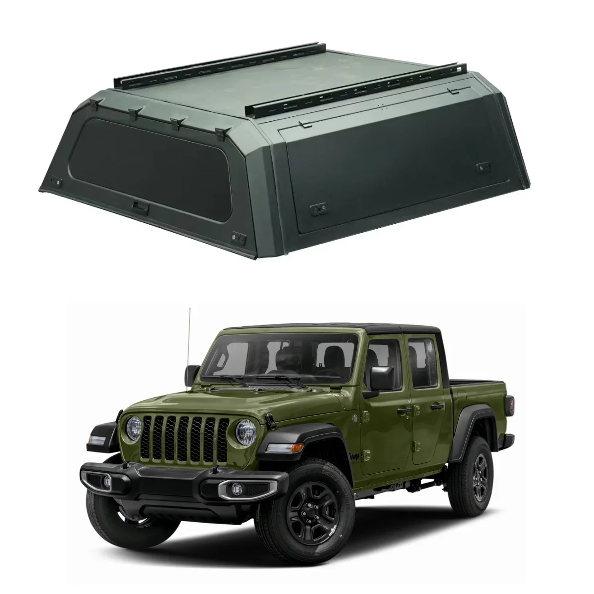 

High Quality Pickup 4x4 Accessories Customize Hard Dust Proof Canopy Select For JEEP Gladiator