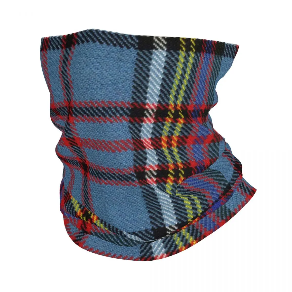 Modern Fashion Tartan Plaid Neck Gaiter Women Men UV Protection Winter Geometric Gingham Bandana Scarf for Cycling