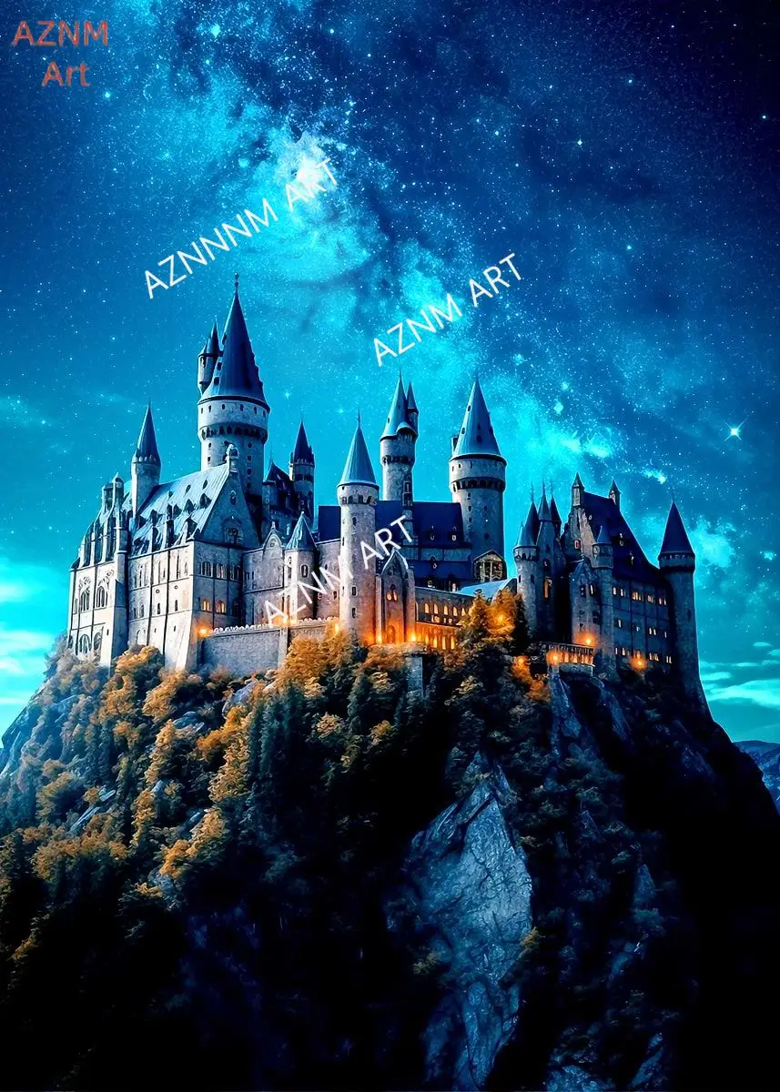 1pc Harry Potter Canvas Painting Printed Wall Art Kids Room Home Decor view 5