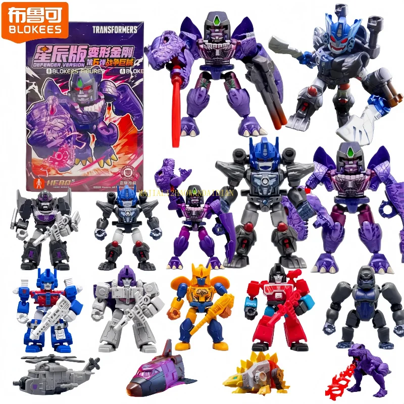 BLOKEES Transformers Building Blocks Star Edition 6 Optimus Primal Cheetor Splicing Models Toys Collection Ornaments Gifts