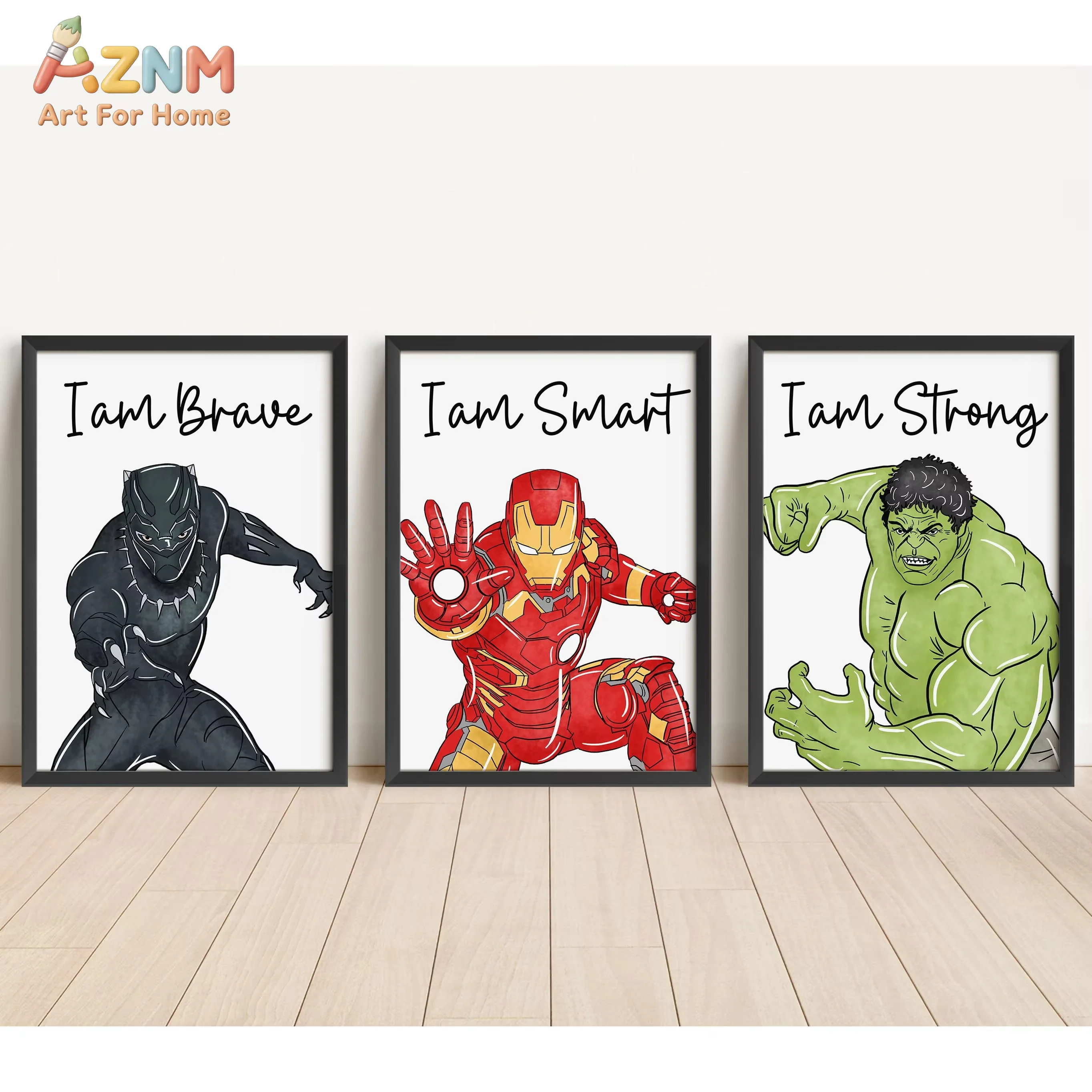 Set 5 Poster Kanvas Lukisan Mo - Home Improvement Kids ulasan dan harga