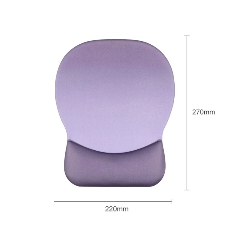 Office Desk Mouse Pad Desk Pad Wrist Guard Soft Comfortable Memory Cotton Rebound Non-Slip Mouse Pad Simple Laptop Mouse Pad image 6