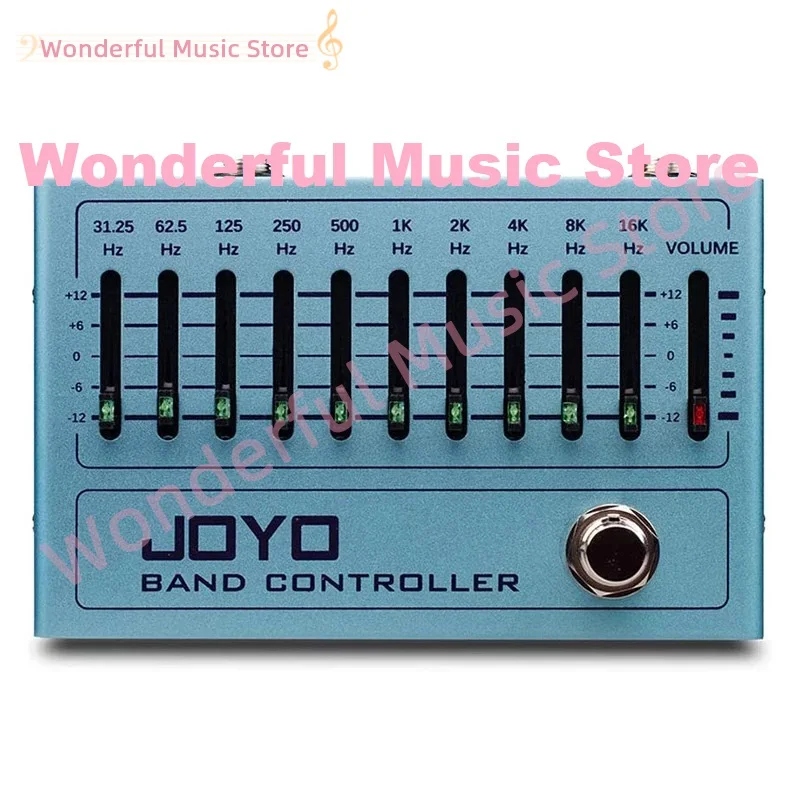 

JOYO R-12 BAND CONTROLLER Equalizer Electric Guitar Pedal Effect 10 Band EQ Pedals True Bypass Guitar Bass Accessories