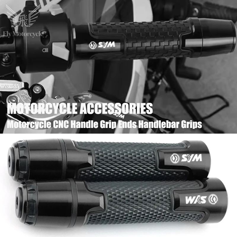 

Motorcycle For SYM CRUISYM 300 300i 400i 600i 150 125 250 Joymax Z300 jet 14 125 T1 T2 T3 CNC Handle Grip Ends Handlebar Grips