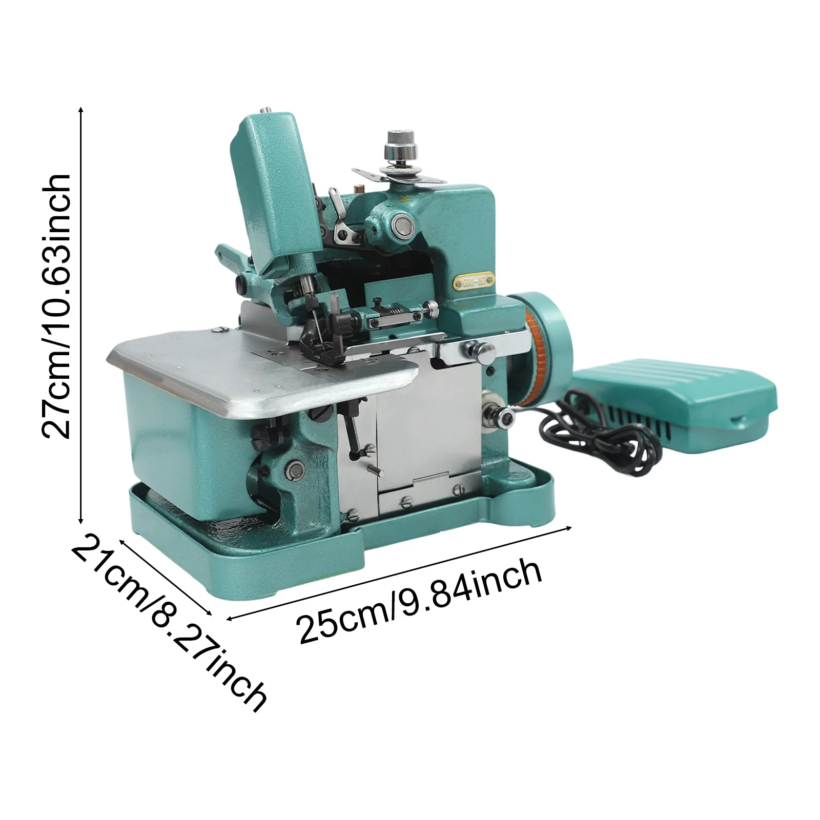 

Оверлочная машина 150 Вт, 110 В, швейная машина для оверлока ткани, например, хлопок, шерсть, синтетическое волокно