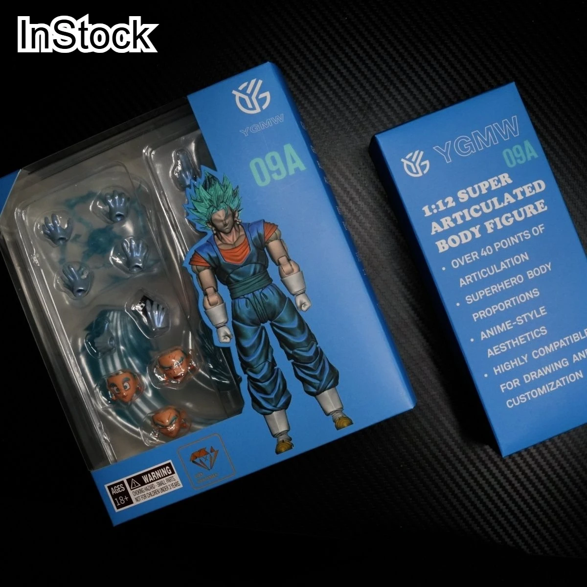 

В наличии: Фигурка YGMW OC09A OC09B Супер Сайян Блю Вегетто (NYCC), коллекционная, подарок для мальчиков