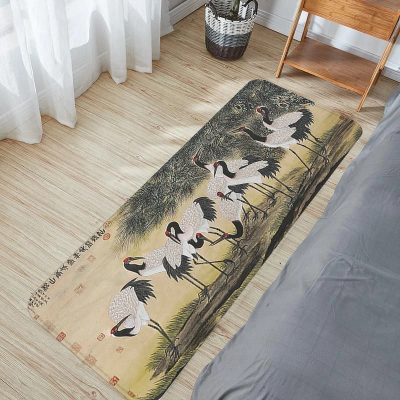 

Floor Bath Mat Chinese Style Kitchen Carpet Rugs Room Mats Entrance Doormat Home Carpets Cute Rug Custom Foot Door Prayer House