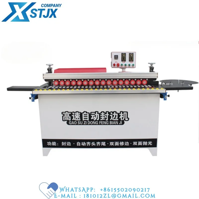 Full automatic edge banding machine woodworking small manual home improvement polishing all-in-one machine