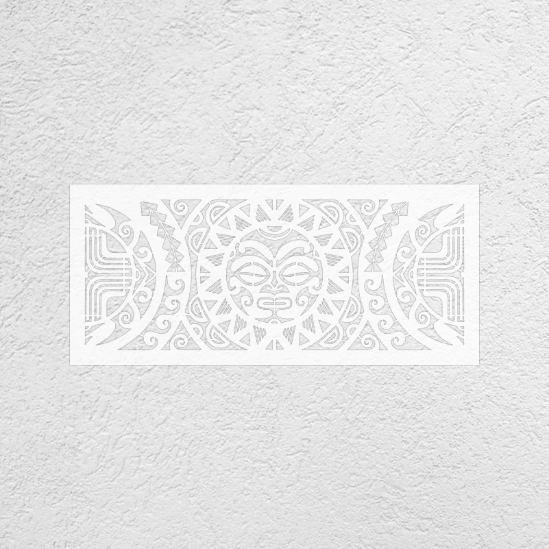 51cm - 102cm Stencil Wall For Plaster Decor Painting Decors Template Putty Furniture Damask Border Baroque Rococo Divider S409