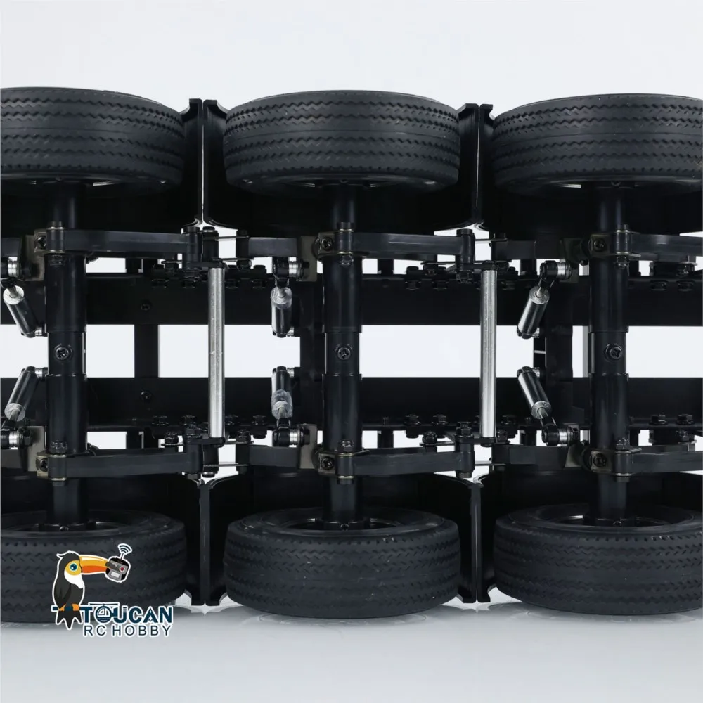 1/14 3Axles Timber Semi Trailer RC Truck Kit Remote Control Tractor Construction Vehicles TOUCAN Outdoor Toys for Boys TH01020