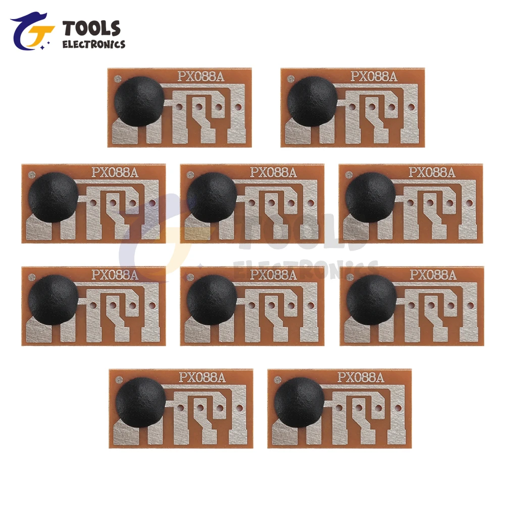 

10PCS HS-088 Single Tone Trigger Voice Module Dingdong Three Sound Doorbell IC Sound Chip DC 3~4.5V