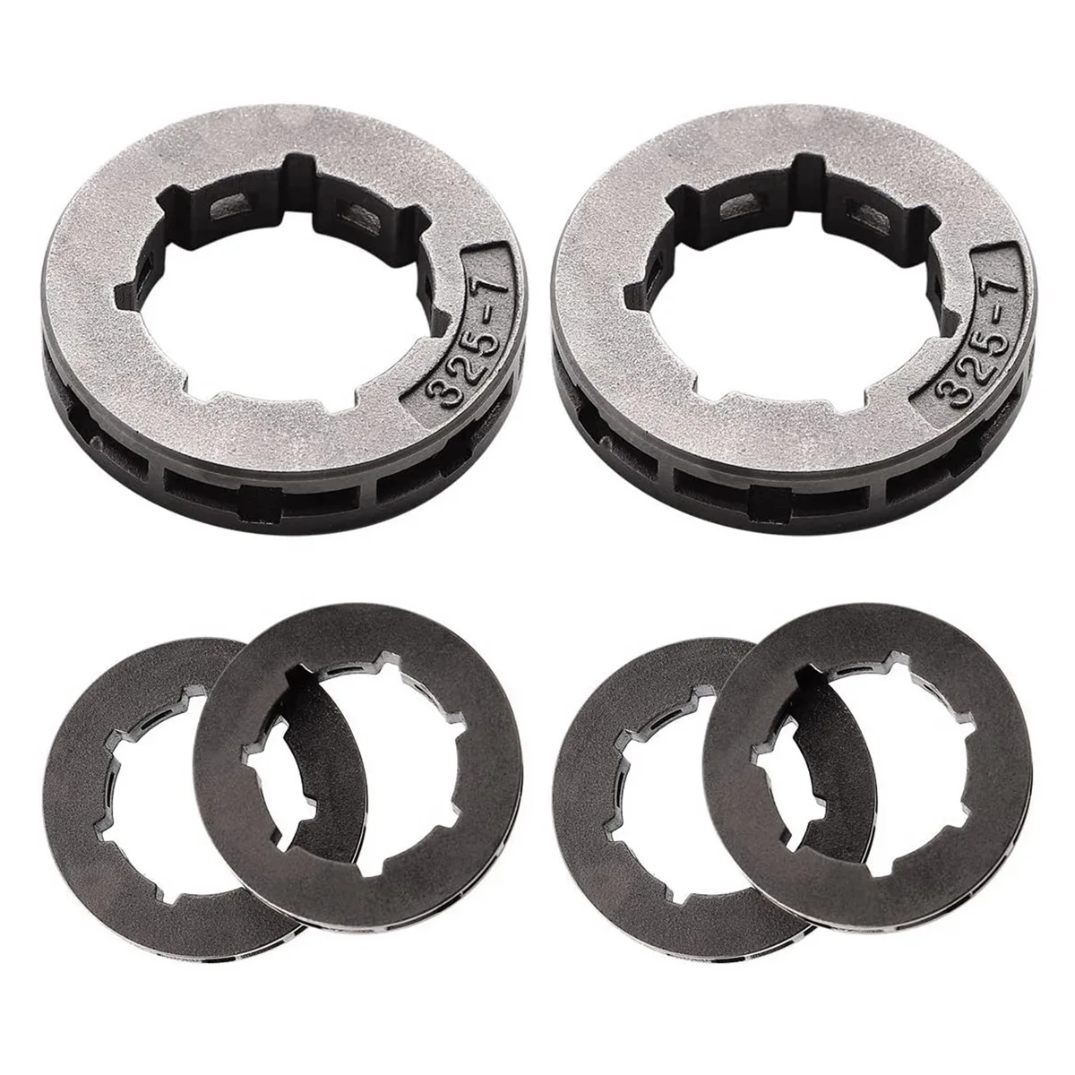 YANA50I 6Pcs Sprocket Drive Rim (.325Inch) 19MM Small 7T Spline For 501 45 74-02, 501457402, For 11892 Chainsaw