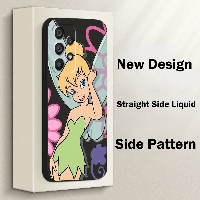 Disney Pretty Girl Princess For Samsung A53 A52 A54 A13 A51 A12 A32 A71 A33 A73 A72 A14 A23 5G Liquid Rope Phone Case Cover image 2